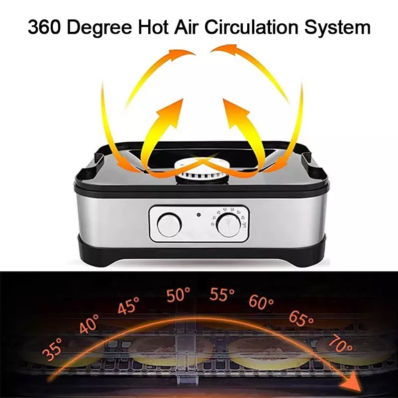 220V 450W Home 5 Layer AS Trays Fruit Dryer MINI Food Dehydrator