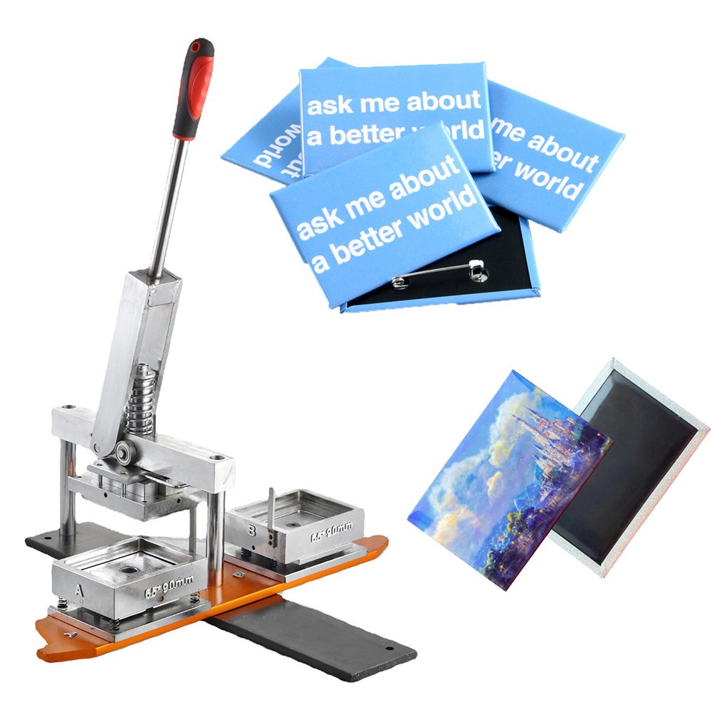 90*65 magnet maker fridge photos magnet maker machine Fridge magnet and badge making equipment