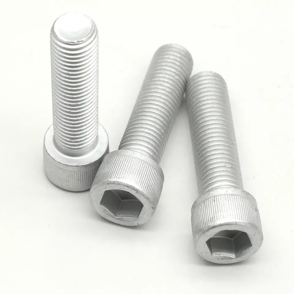 Allen Titanium Hexagonal Socket Bolts M3/M4 Steel Bolts with Full & Half Teeth for Motorcycles-Gr5 DIN Standard