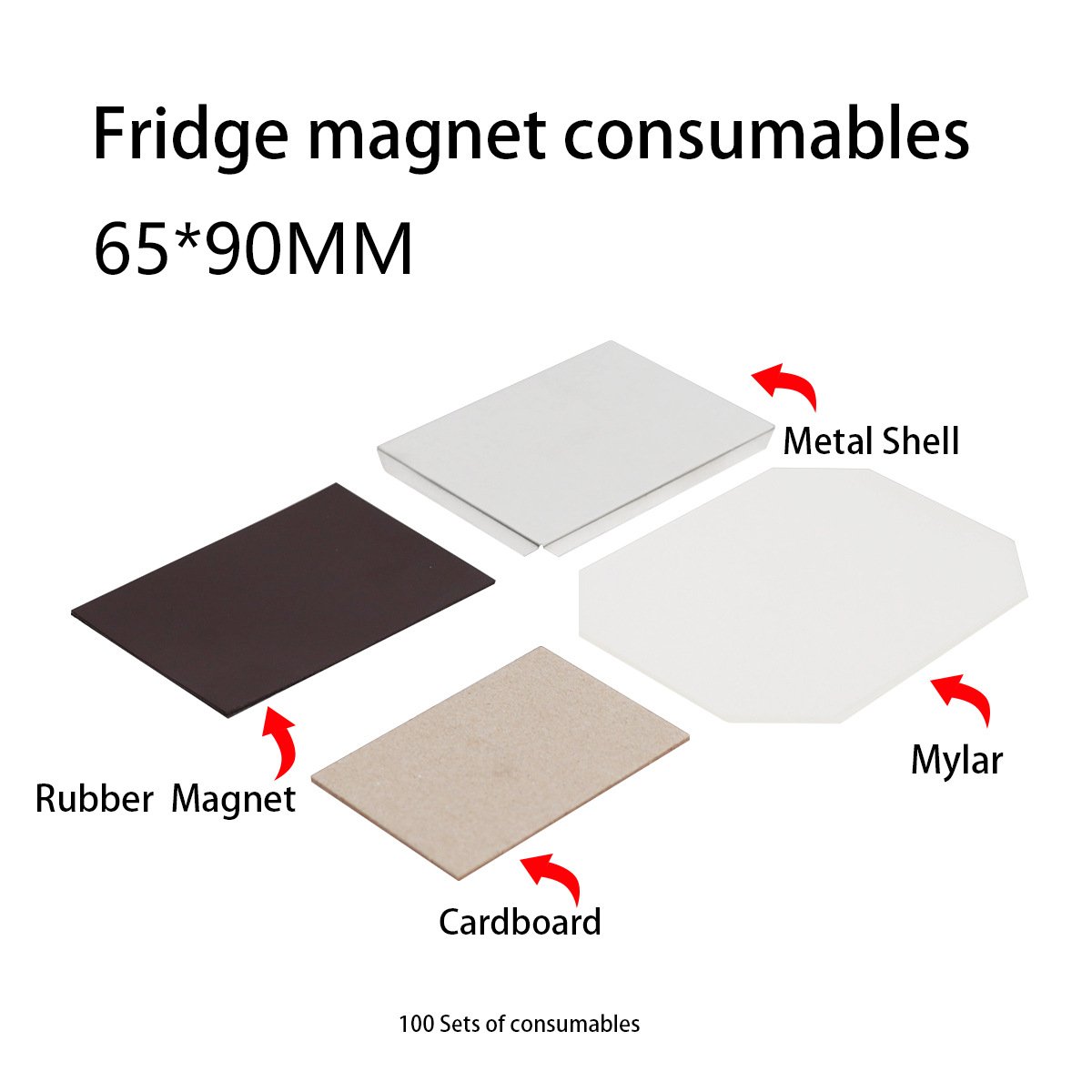65*90mm Tin Fridge Magnet Badge Making Machine Sets Diy refrigerator Magnet Button Machine Sets