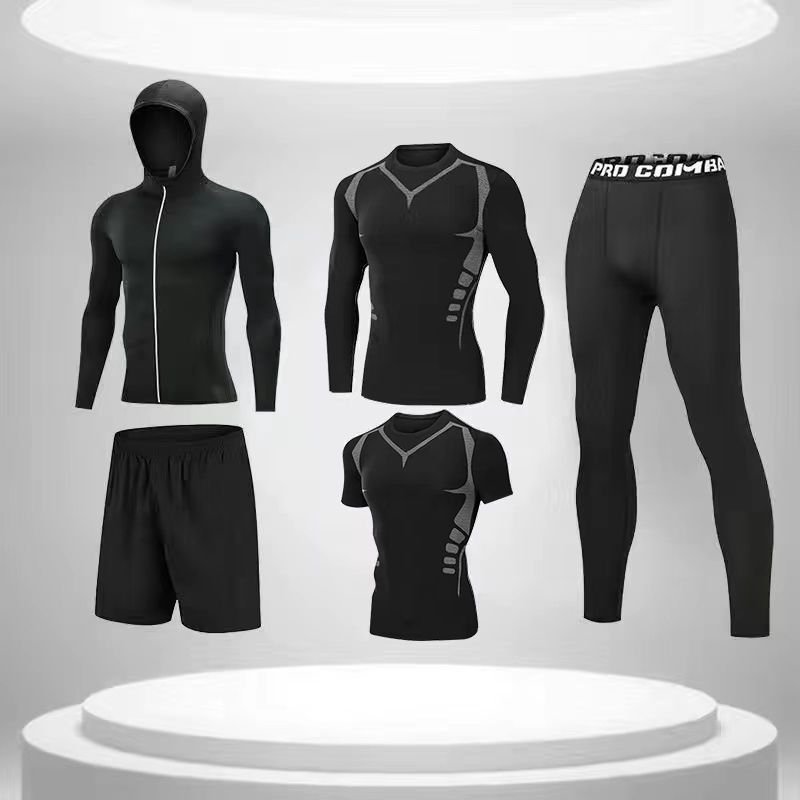 High Quality Men Quick Dry T Shirt Sports Wear Track Suit Sportswear ensembles pour hommes Sweatsuit Jogging Tracksuits Set