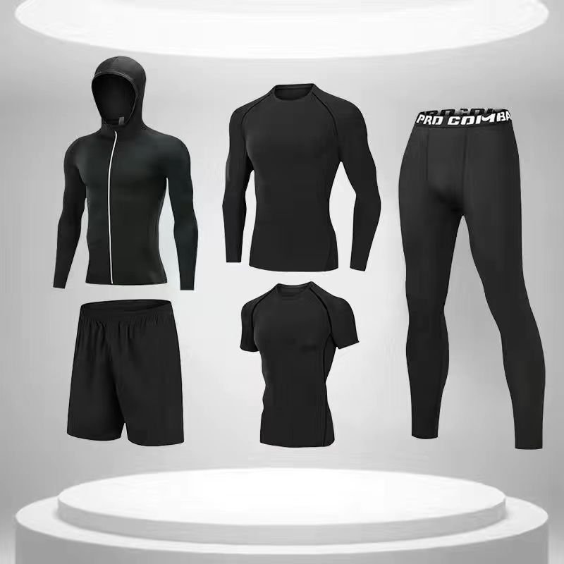 High Quality Men Quick Dry T Shirt Sports Wear Track Suit Sportswear ensembles pour hommes Sweatsuit Jogging Tracksuits Set