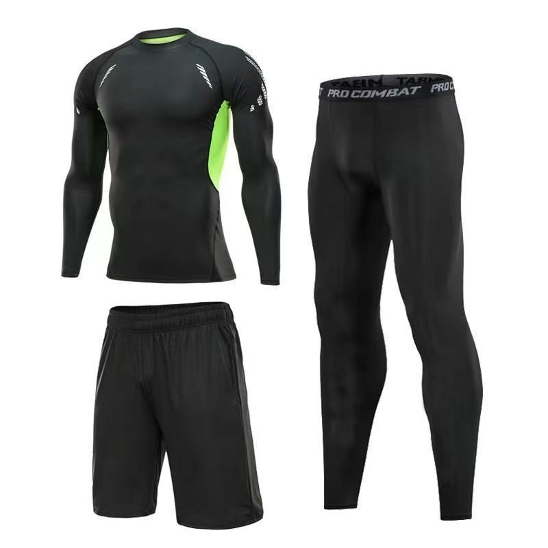 High Quality Men Quick Dry T Shirt Sports Wear Track Suit Sportswear ensembles pour hommes Sweatsuit Jogging Tracksuits Set