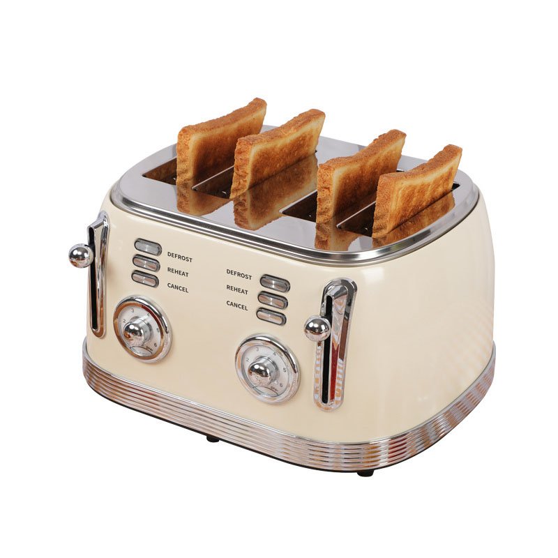 4 Slice toaster machine automatic bread making machine