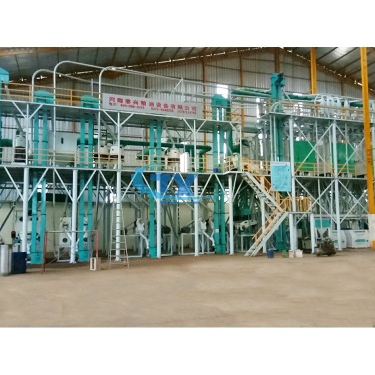 Super white maize meal milling machine corn production process plant