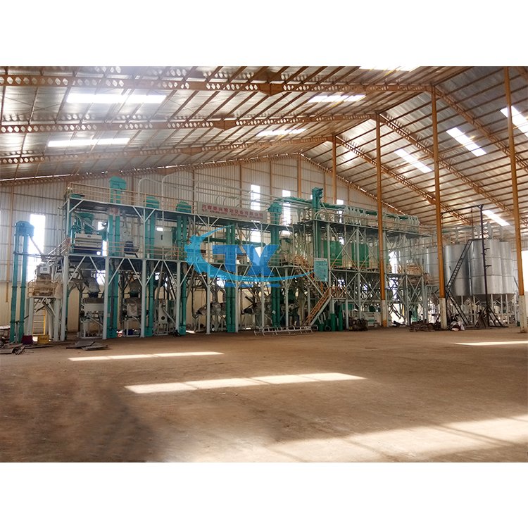 Super white maize meal milling machine corn production process plant