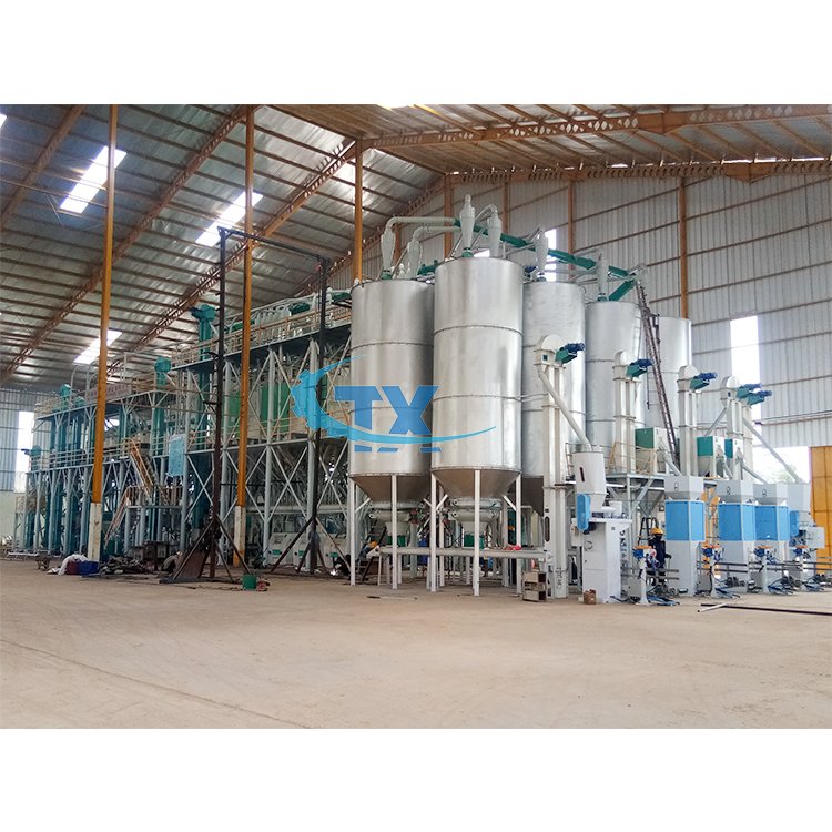 Super white maize meal milling machine corn production process plant