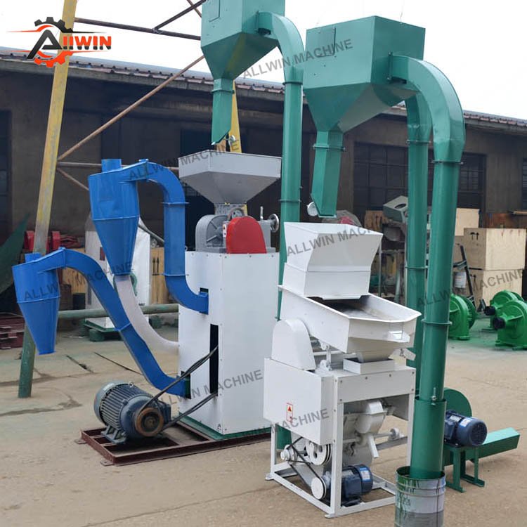 1000kg Per Hour Medium Size Rice Mill Maize and Rice Milling Machine Steel Plate Mobile Diesel Engine Rice Mill Scale
