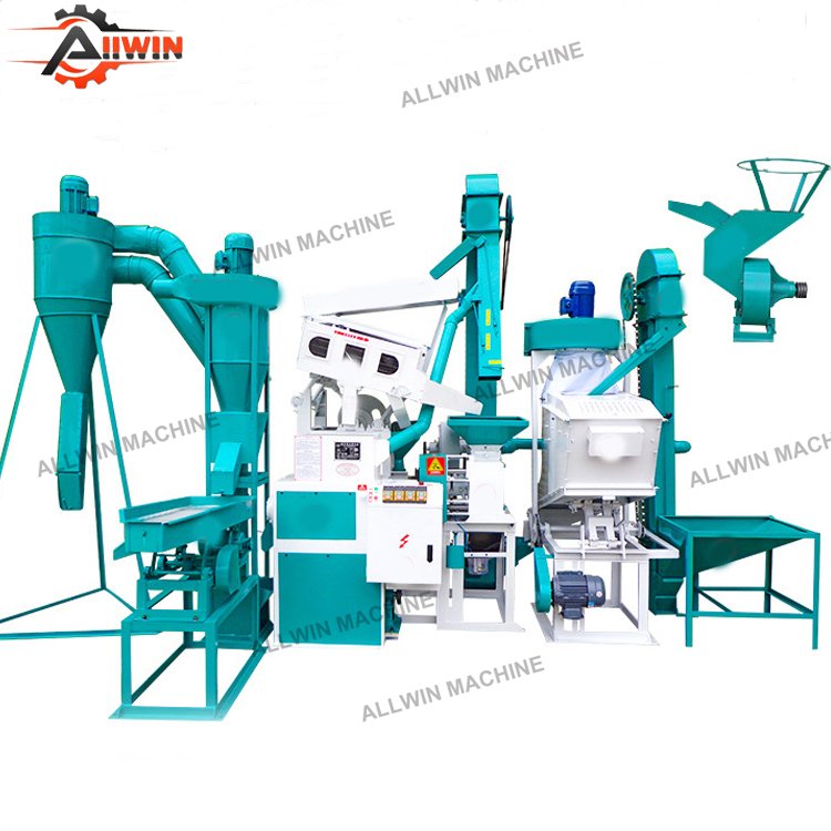Commercial rice mill production line complete set of combination rice miller / hot sales in South Africa and Southeast Asia
