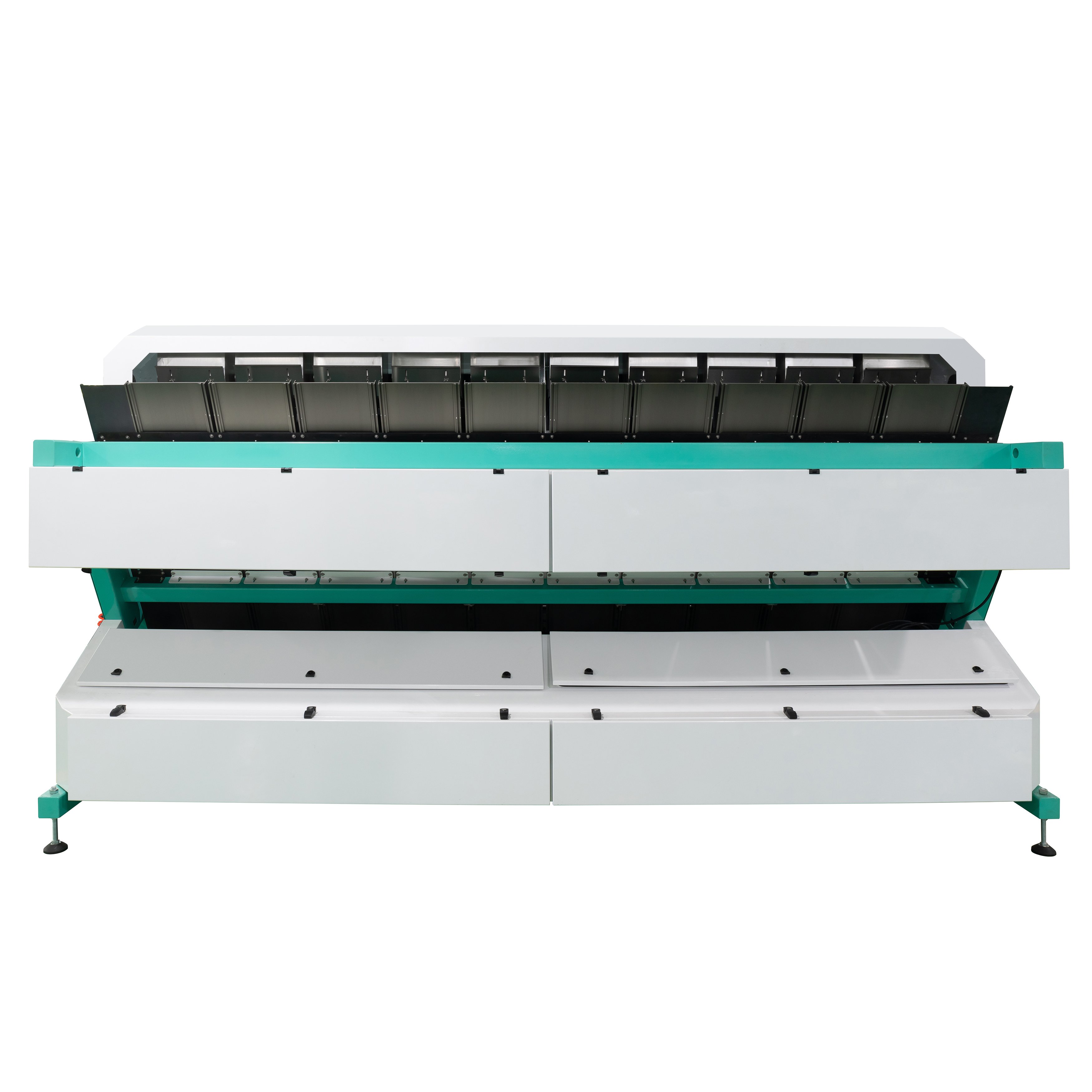 High Capacity 10 Chutes Rice Grain Color Sorter Machine Wheat Quinoa Sorting Machine For Rice Farm