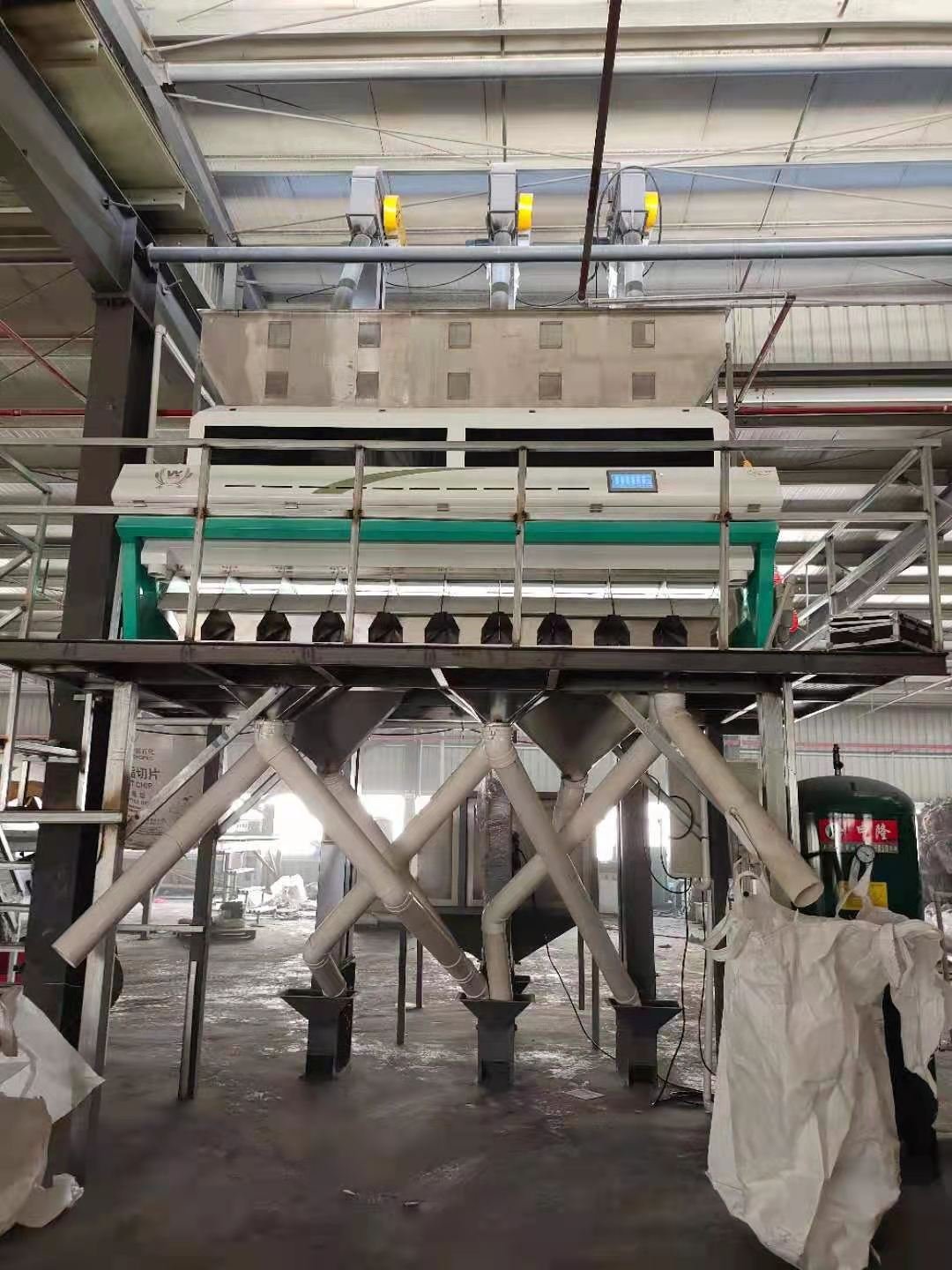 High Capacity 10 Chutes Rice Grain Color Sorter Machine Wheat Quinoa Sorting Machine For Rice Farm