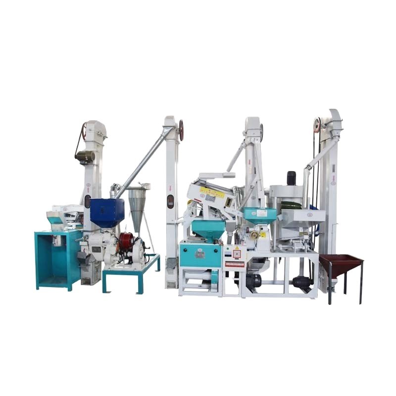 Rice Mill Machinery Paddy Automatic Rice whitener Machines / Combine Rice Milling Machine/ Rice Miller