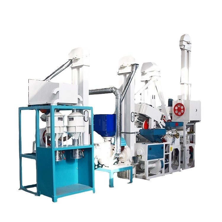 Rice Mill Machinery Paddy Automatic Rice whitener Machines / Combine Rice Milling Machine/ Rice Miller