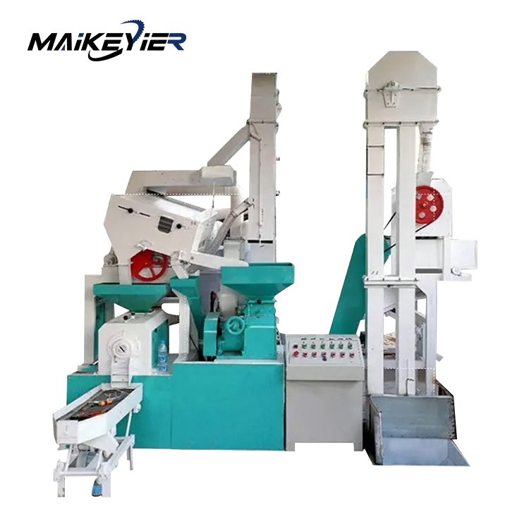 Rice Milling Machine Industrial Miller 30Ton 50Ton Milling Machine Automatic Rice Machinery Equipment Milling Rice