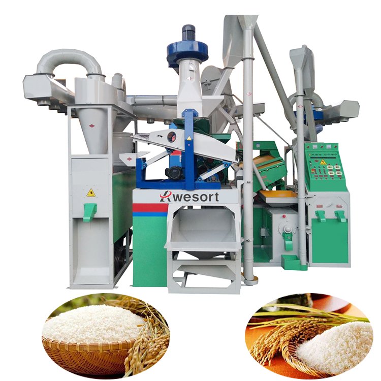 Wesort Rice Color Sorter Small Mini Rice Milling Machine Plant Portable Complete Set Combined Spare Parts Price Of Rice Mill