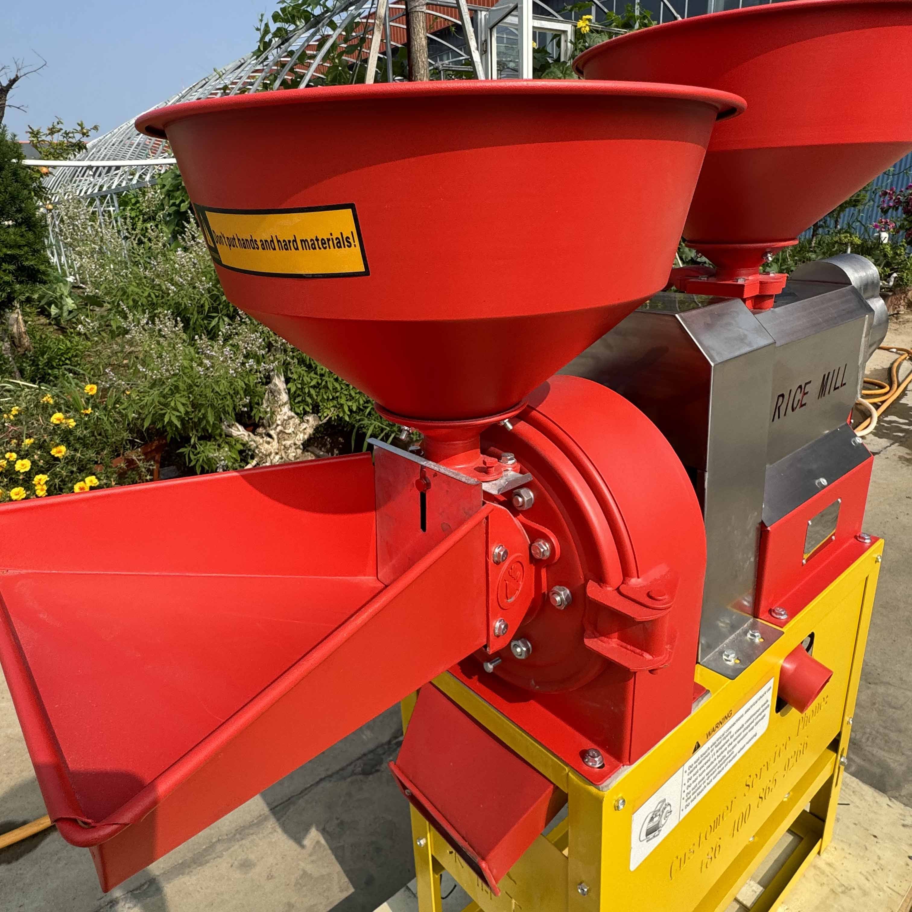 Factory price intelligent rice mill machine automatic grain huller electric rice husker home use rice milling hulling machine