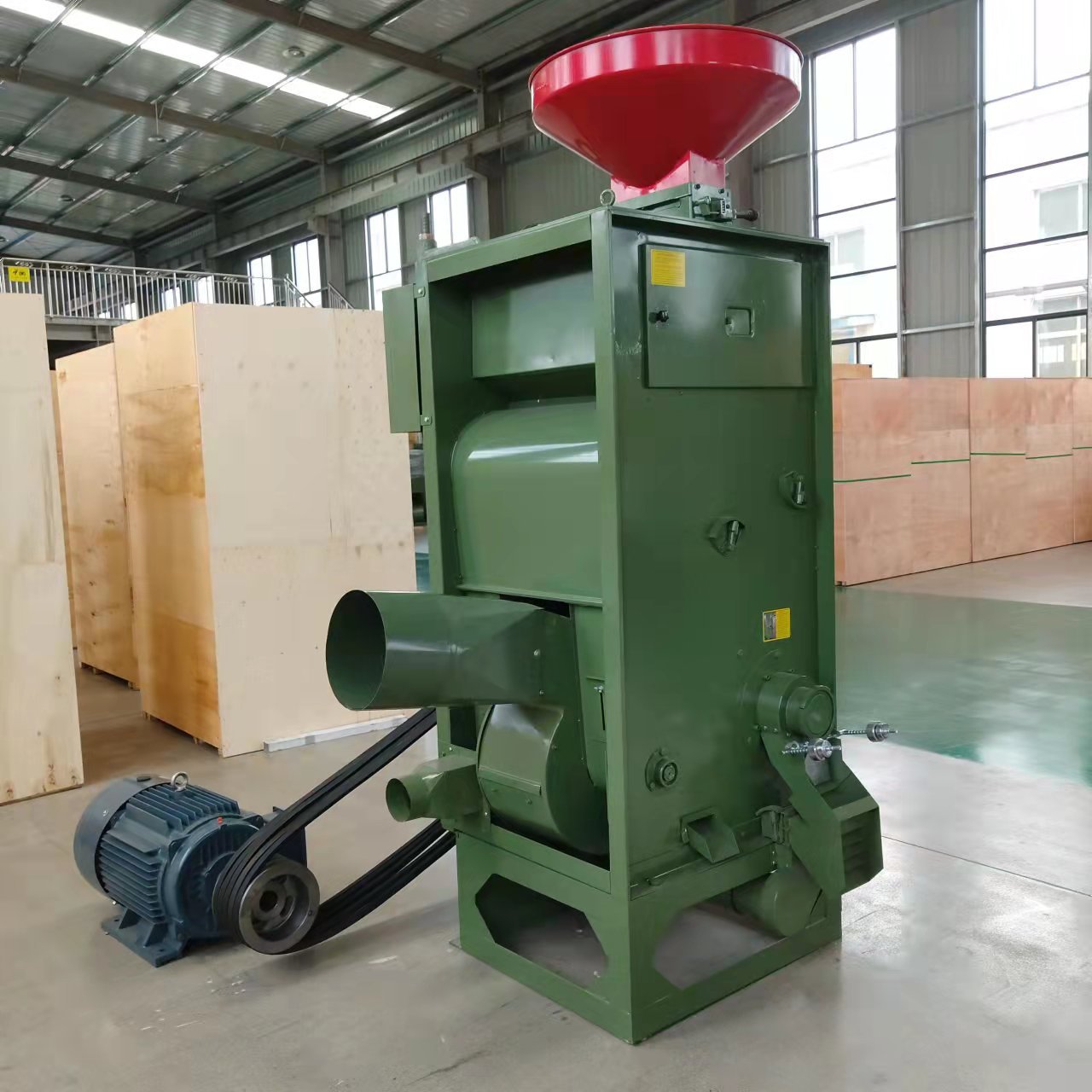 SB-5 Electric 5.5kw 12HP 400-600kg/h Full Automatic Huller Paddy Rice Miller Rice Mill Machine
