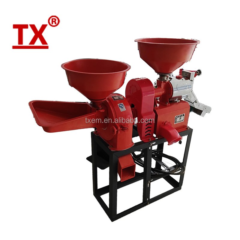 TX Factory direct sales agricultural equipment small Rice mill Polisher Whitener grinder machine Combined Rice Milling Machine