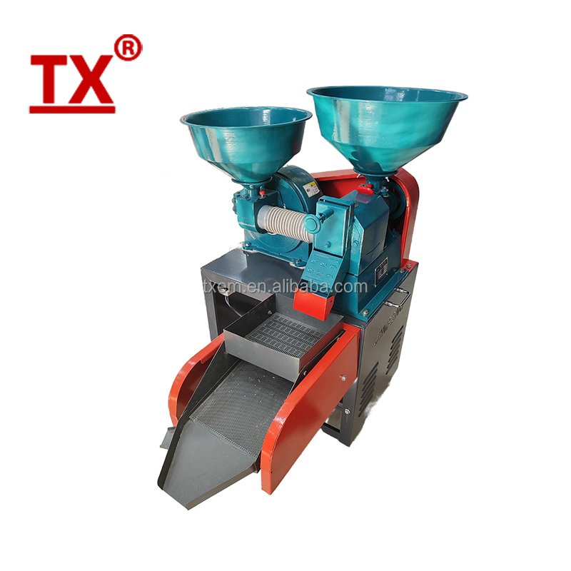 TX Factory direct sales agricultural equipment small Rice mill Polisher Whitener grinder machine Combined Rice Milling Machine