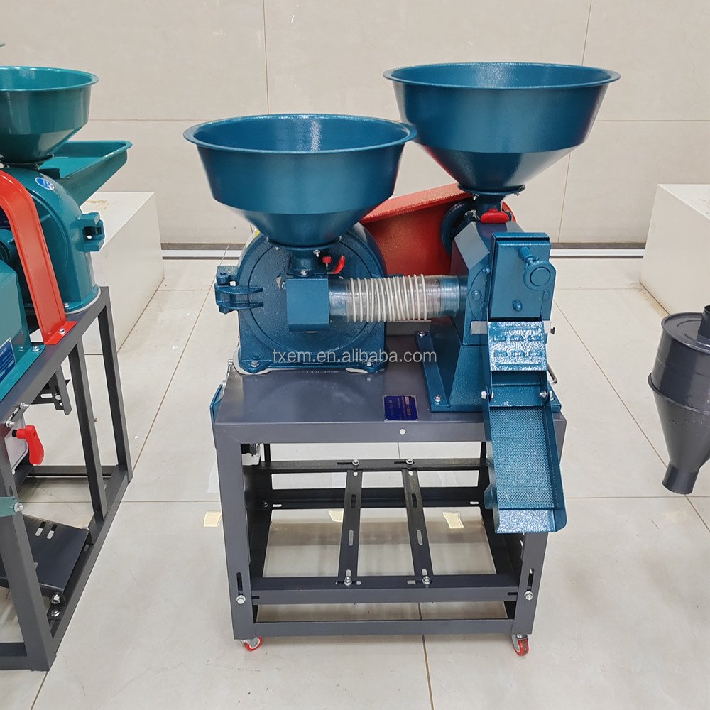 TX Factory direct sales agricultural equipment small Rice mill Polisher Whitener grinder machine Combined Rice Milling Machine