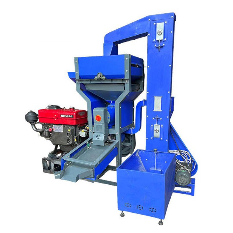 High Quality Automatic Rice Huller Machine High Capacity Combine Rice Milling Machine With Diesel Engine