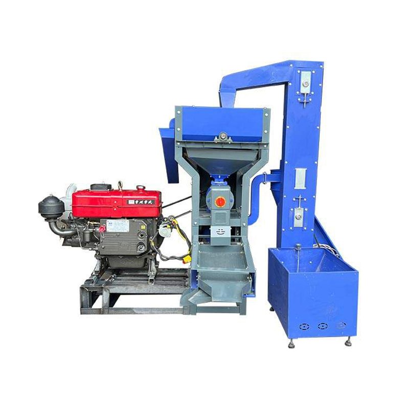 High Quality Automatic Rice Huller Machine High Capacity Combine Rice Milling Machine With Diesel Engine