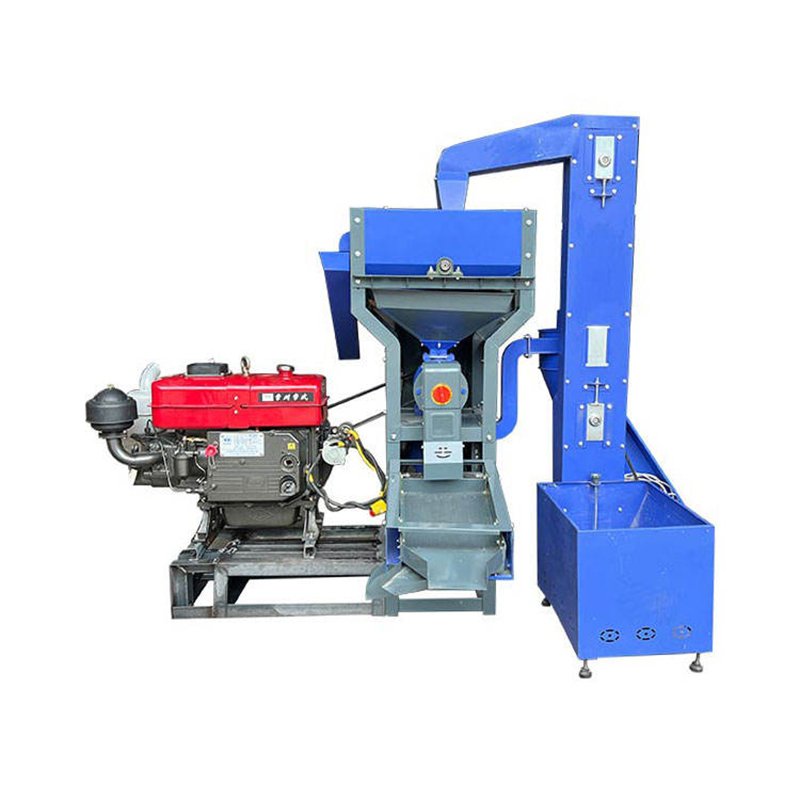 High Quality Automatic Rice Huller Machine High Capacity Combine Rice Milling Machine With Diesel Engine