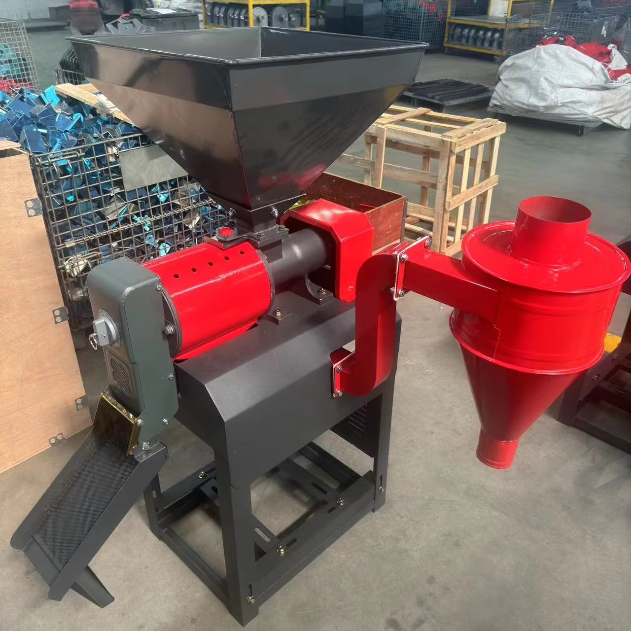 Jinsong 6n70 High Capacity 800-1000kg/h Paddy Rice Polisher Commercial 6n70 Rice Mill Rice Huller