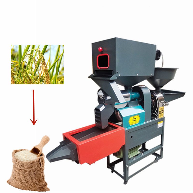 Electric Paddy Rice Milling Machine/ 150kg/h Rice Husk Milling Machine Rice Miller Crusher for Sale