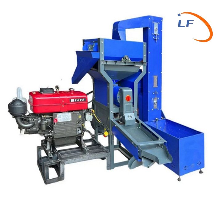 2024 New Design Multi-functional diesel-powered rice milling machine Rice polisher
