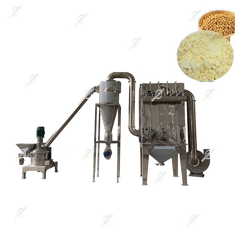 Multi-function Wheat Flour Maize Coarse Food Grains Red Oats Rice Dates Super Fine Powder Grinding Machine Pulverizer