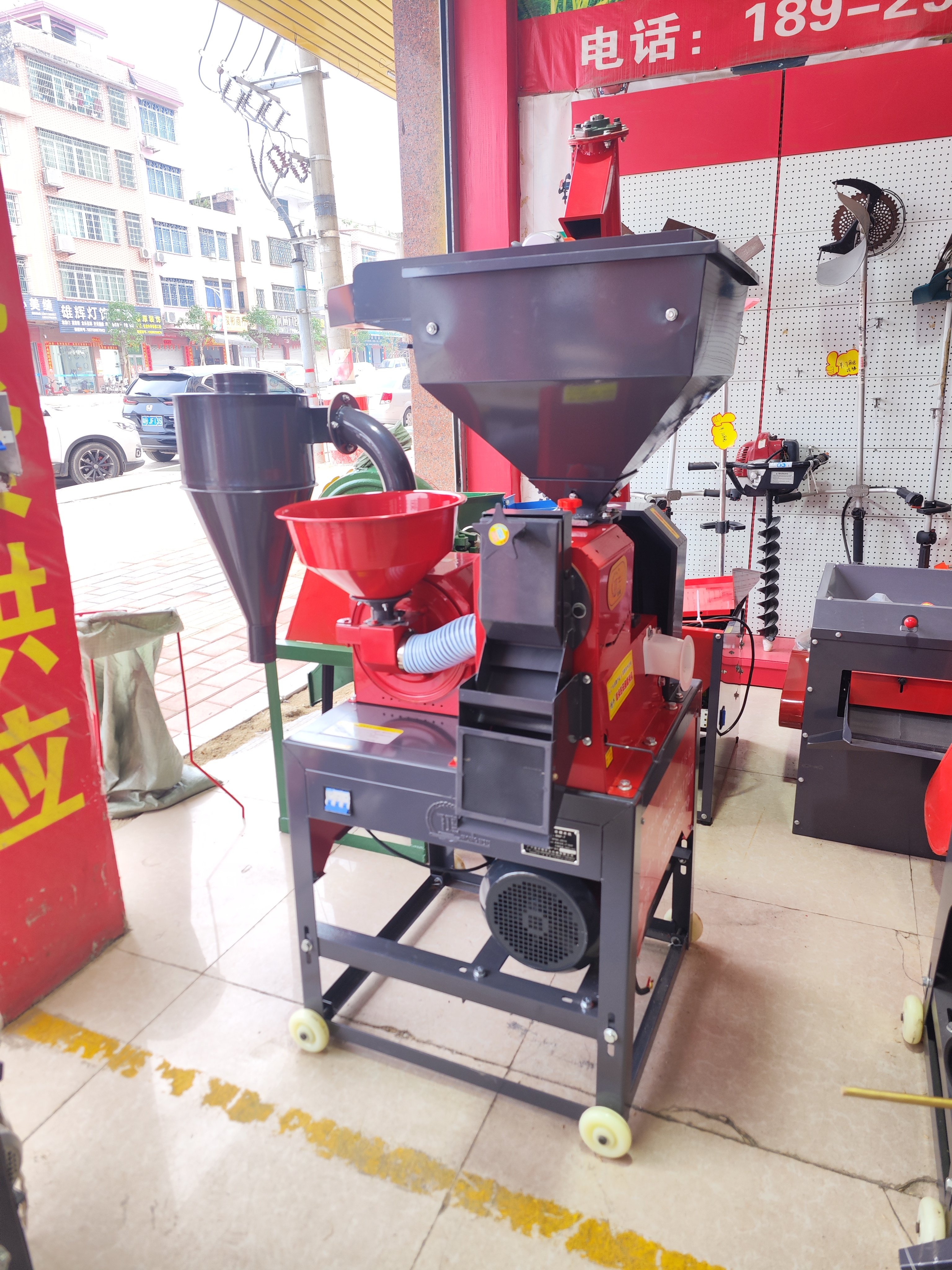 Portable Combined Wheat Sorghum Corn Mini Rice Husk Mill Milling Machines Rice Mill