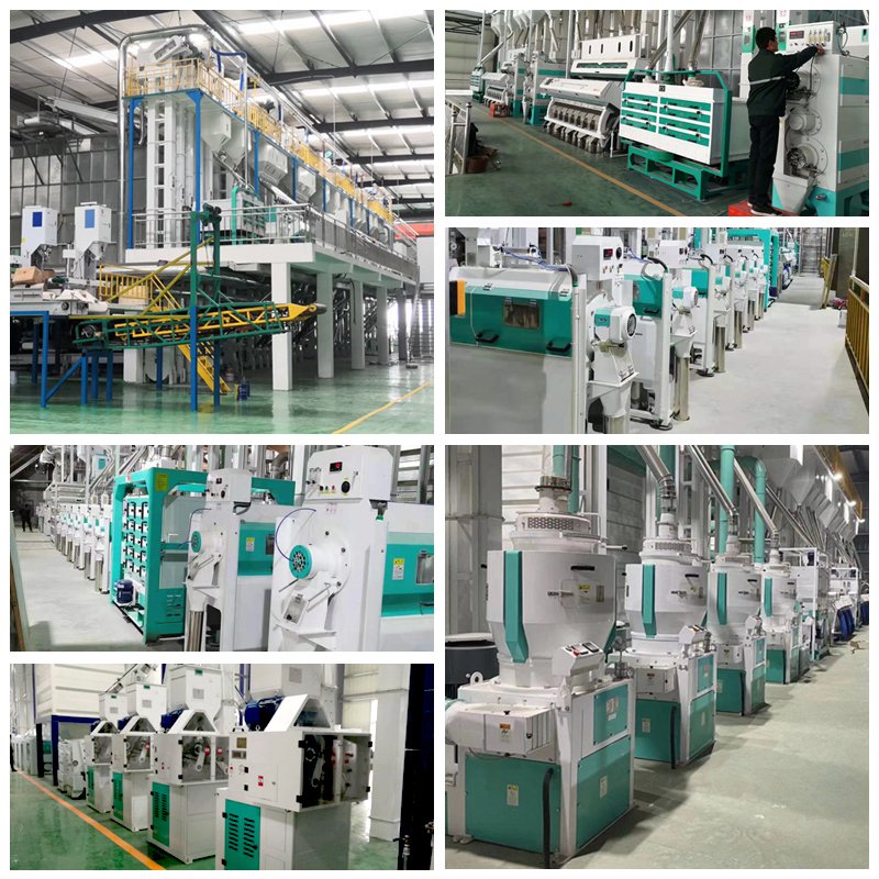 MNMF25*2 Double-roller Rice Whitener and Polisher Agriculture Machine Rice Mill Grinding 7-8T/H / Production Capacity