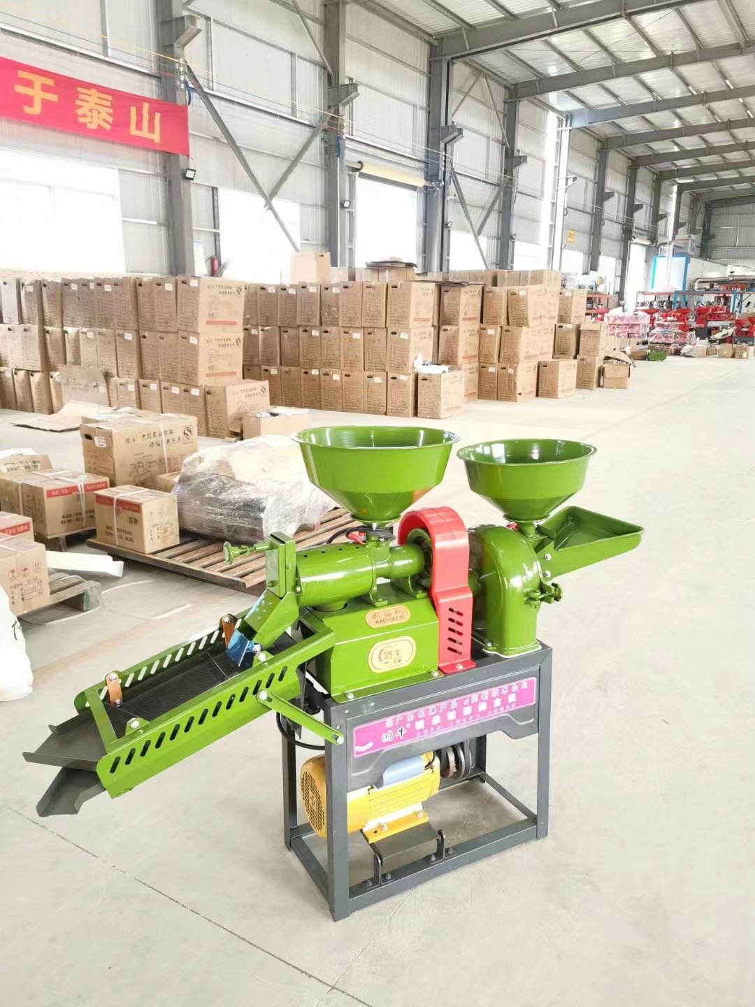Grain Processing Machinery Ricemill Machine Small Auto Combine Rice mill Factory Manufacturing Rice Grinder Machines