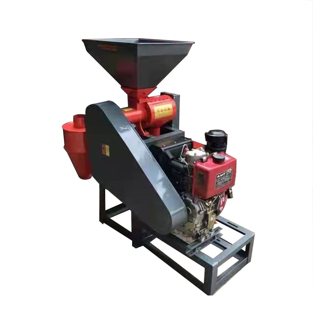 HUADA Big Capacity 500kg/h Rice Mill Machine Diesel rice milling machine Automatic Raice Machine Rice Mill