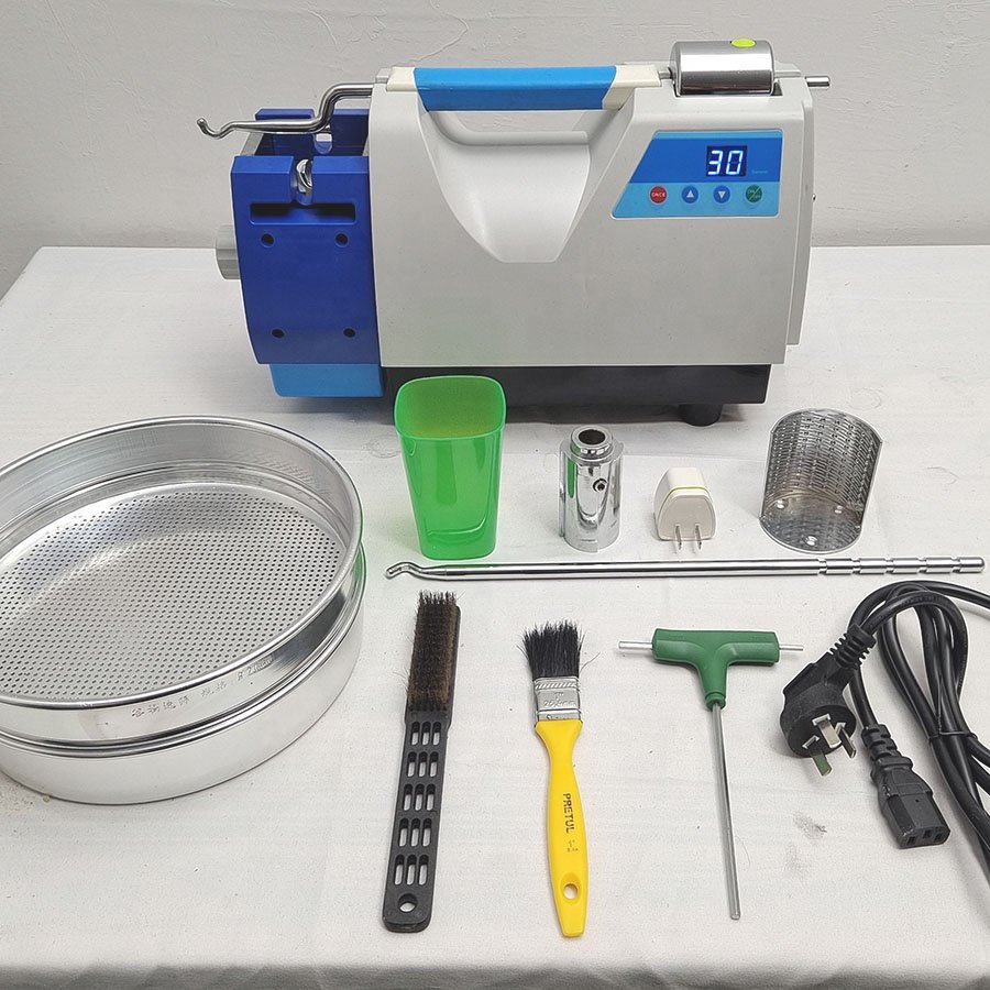 Laboratory Rice Huller and Whitener Grain Analytical Rice Mill Machine 150g Production Capacity