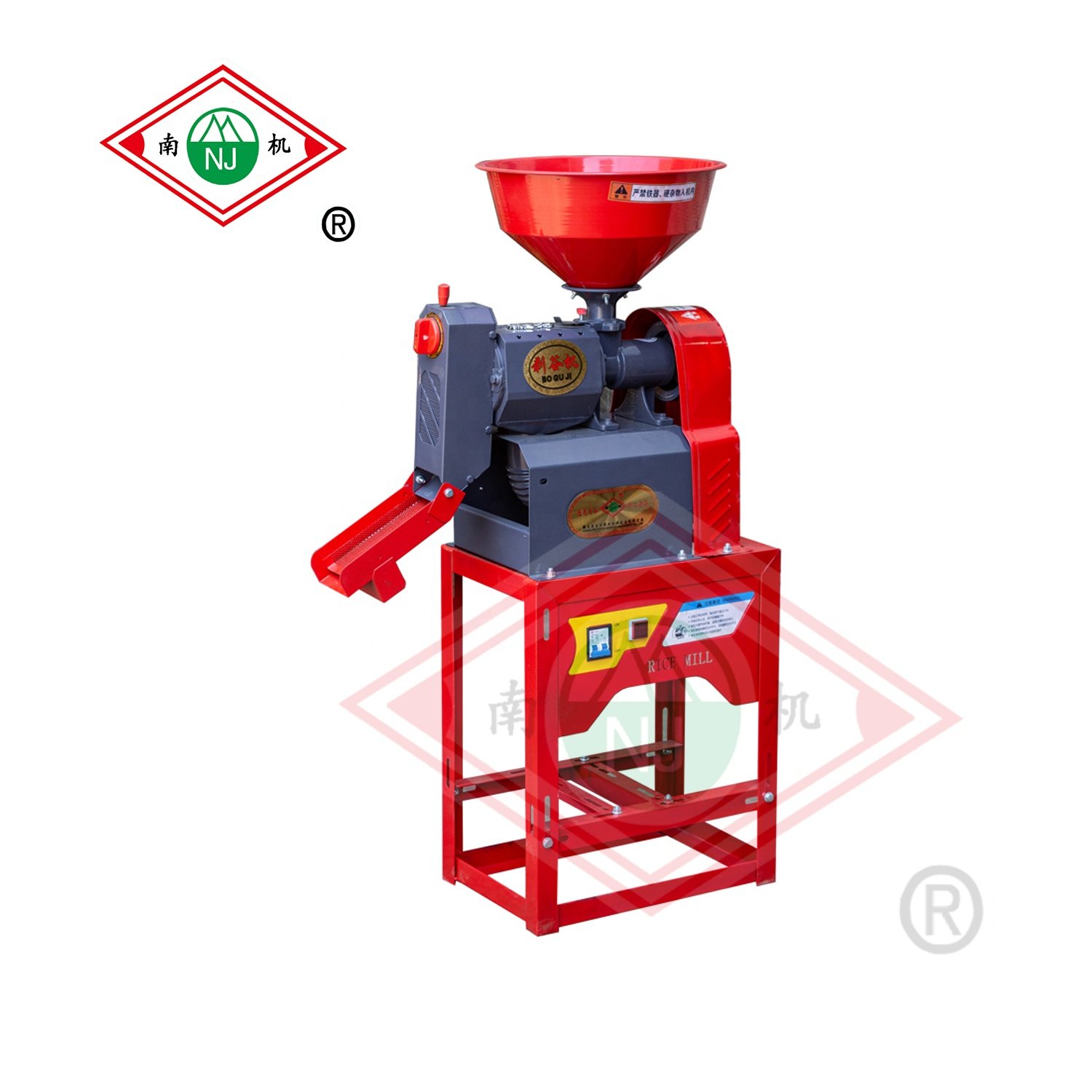 Domestic Electric Rice Miller Directly Factory Sale Single Rice Milling Machinery