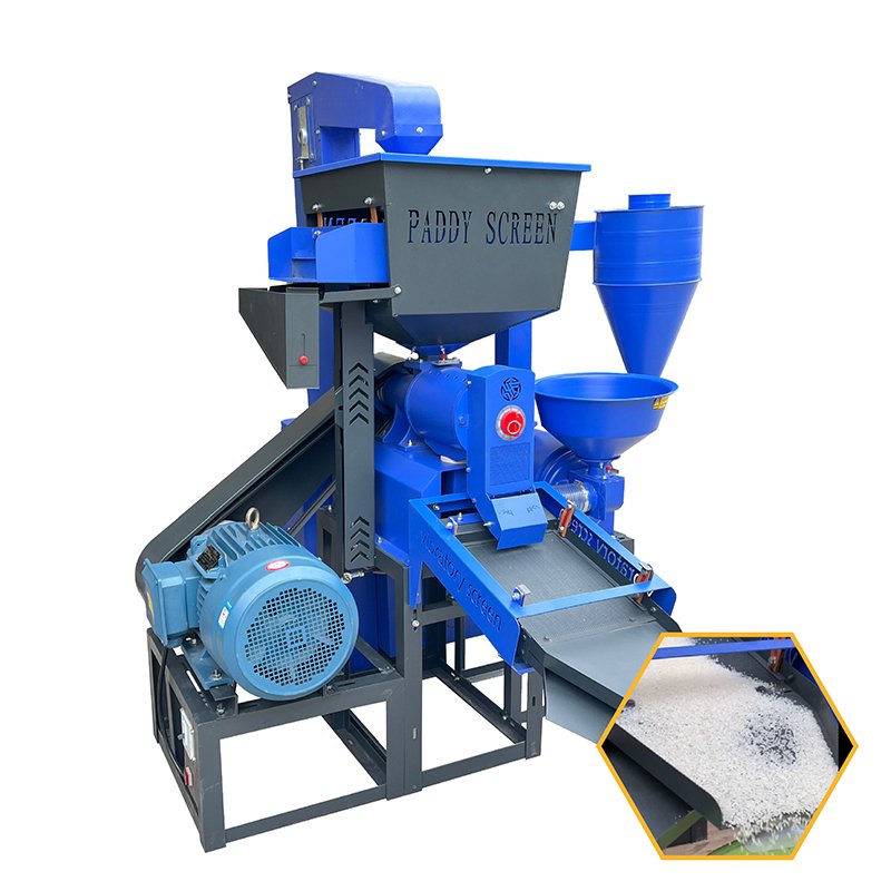 Excellent Quality Paddy Rice Miller Machine Large Capacity Rice Processing Machine For Commercial Use