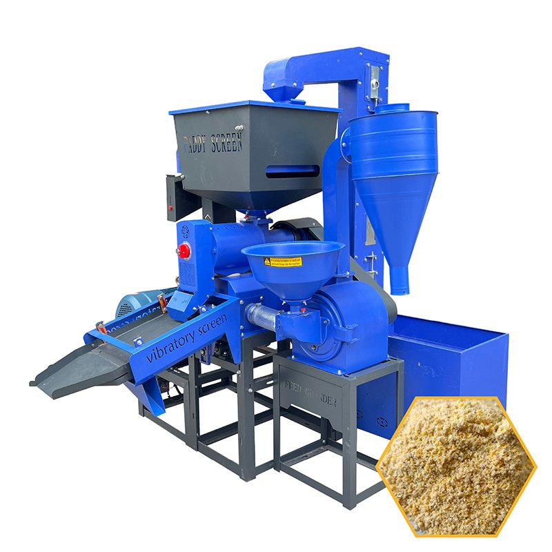Excellent Quality Paddy Rice Miller Machine Large Capacity Rice Processing Machine For Commercial Use