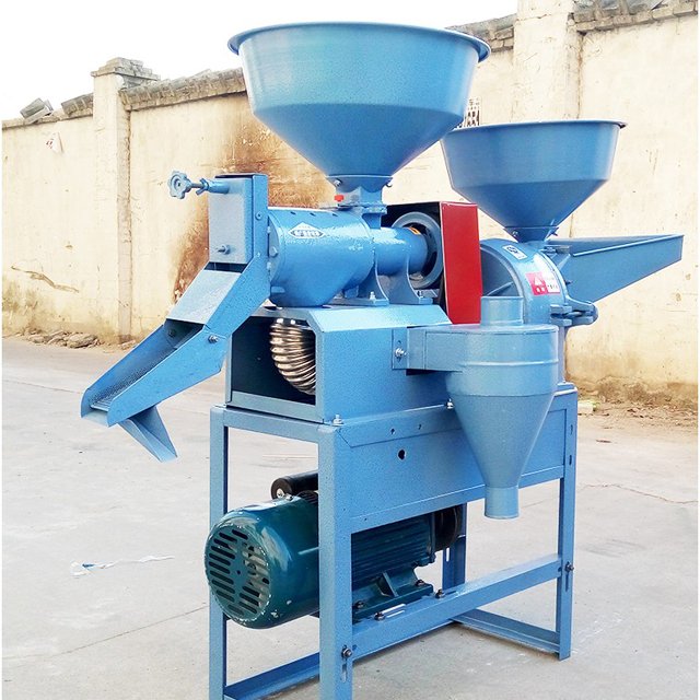 Muti- Function Rice Milling Machine Small Home Use Portable Rice Miller