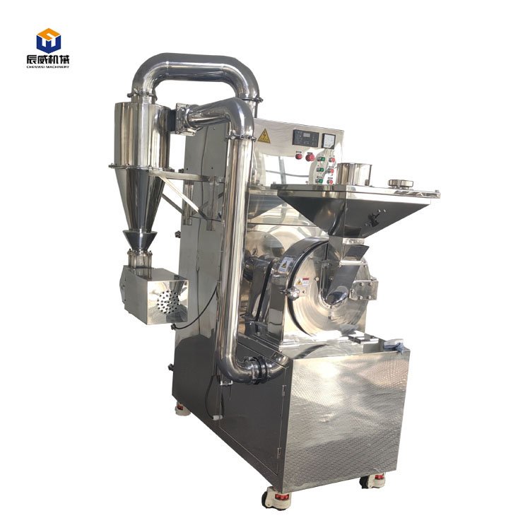 CW Industrial Dust Removal Food Shell Grinder Grain Powder Spice Flour Tea Leaf Herbs rice Turmeric Pulverizer