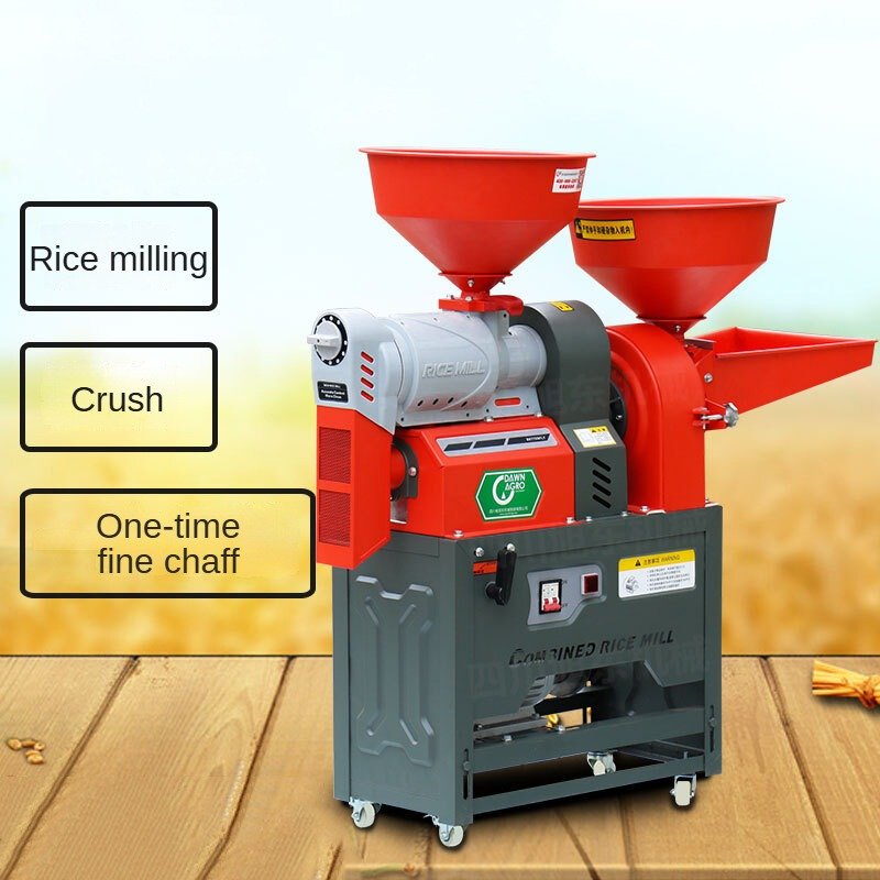 Excellent Quality Automatic Brown Rice Mill Husk Removing Machine Home Combined Rice Mill Wheat Flour Milling Machine
