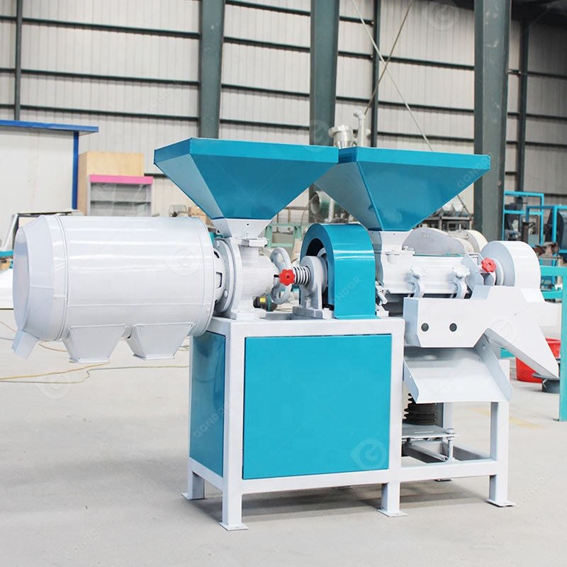 Cornmeal Rice Grits Flour Slag Make Starch Corn Peel Posho Mill Huller Maize Milling Machine and Home Size