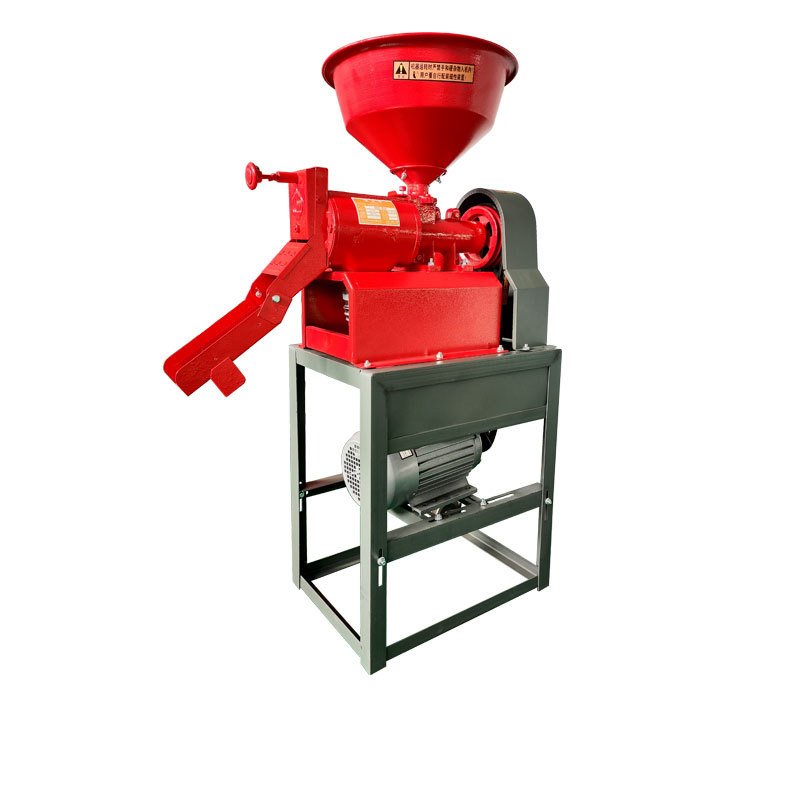 Grain Processing Rice Milling Machine Mini Rice Miller Price / Portable Household Rice Maize Miller/ Rice Husk Removing Machine