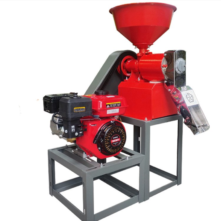 Grain Processing Rice Milling Machine Mini Rice Miller Price / Portable Household Rice Maize Miller/ Rice Husk Removing Machine