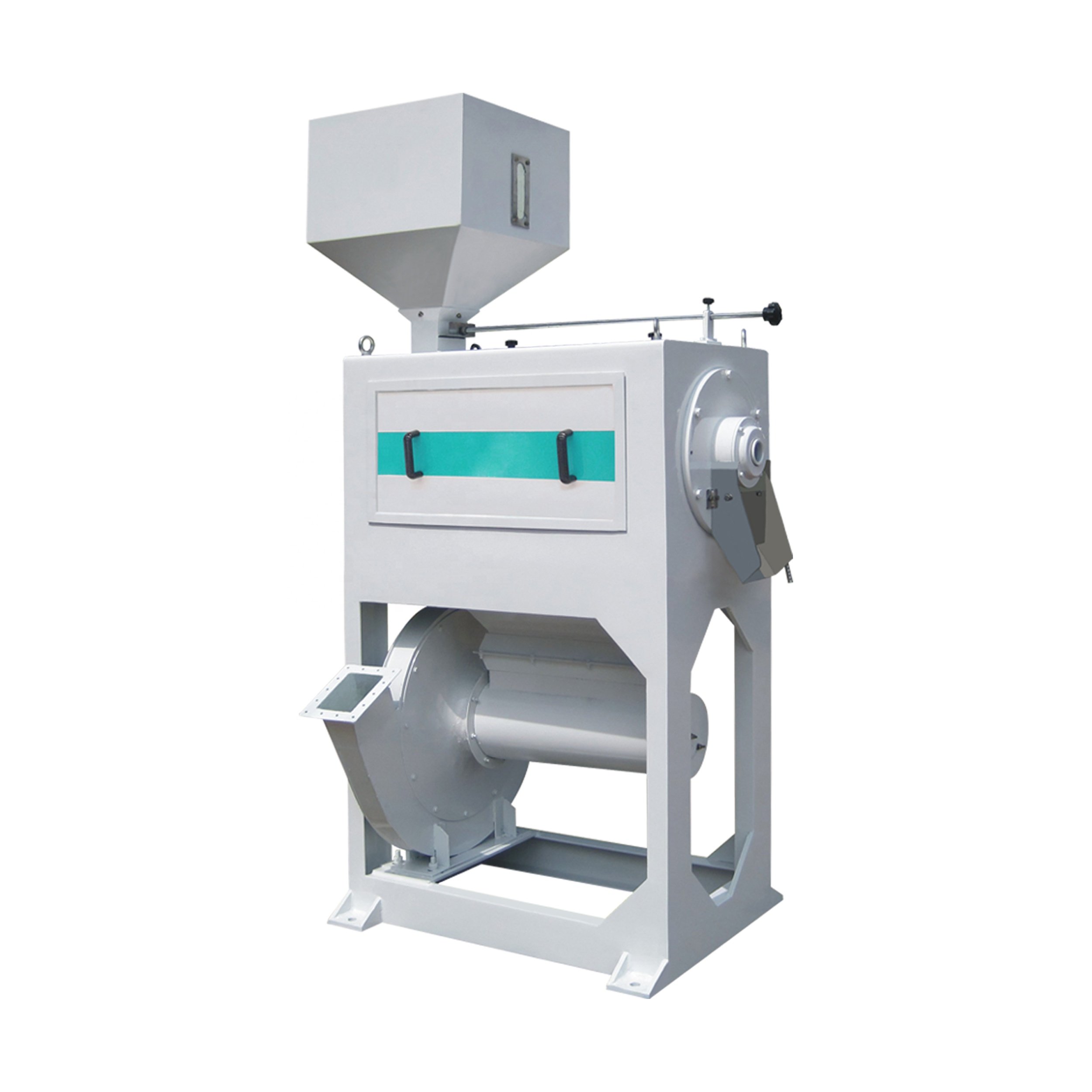 Rice Skin Whitener Single Double Emery Roll Whitening Machine Rice Sheller Miller Machinery in Indonesia Rice Mill Plant