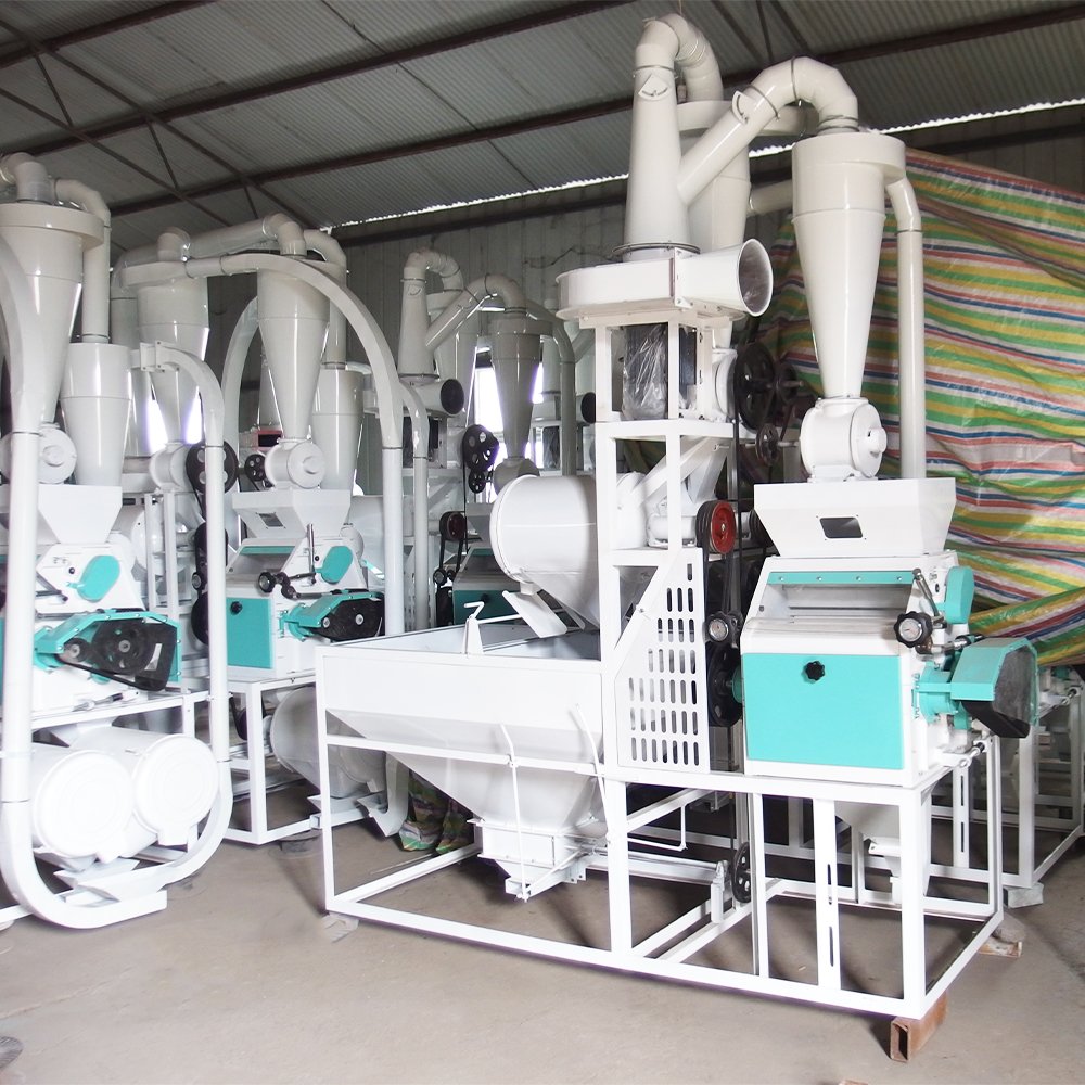 Africa Small Scale Fully Automatic Corn Maize Wheat Flour Milling Machine Flour Mill Miller For Sale 10Ton Per Day