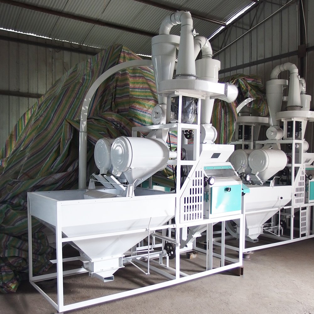 Africa Small Scale Fully Automatic Corn Maize Wheat Flour Milling Machine Flour Mill Miller For Sale 10Ton Per Day