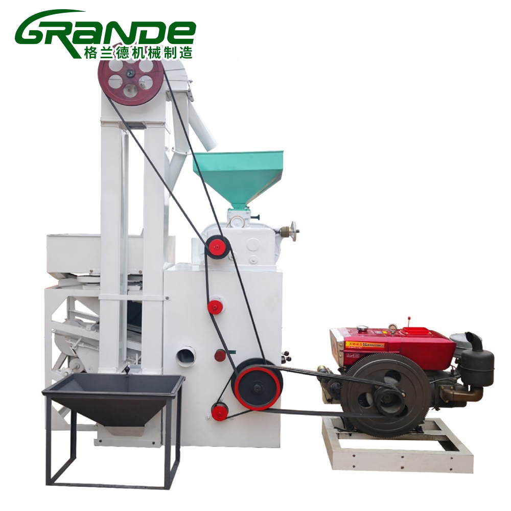 Grain Processing Machine Rice Miller Price Combined Rice Mill 400-500kg/h Production Capacity