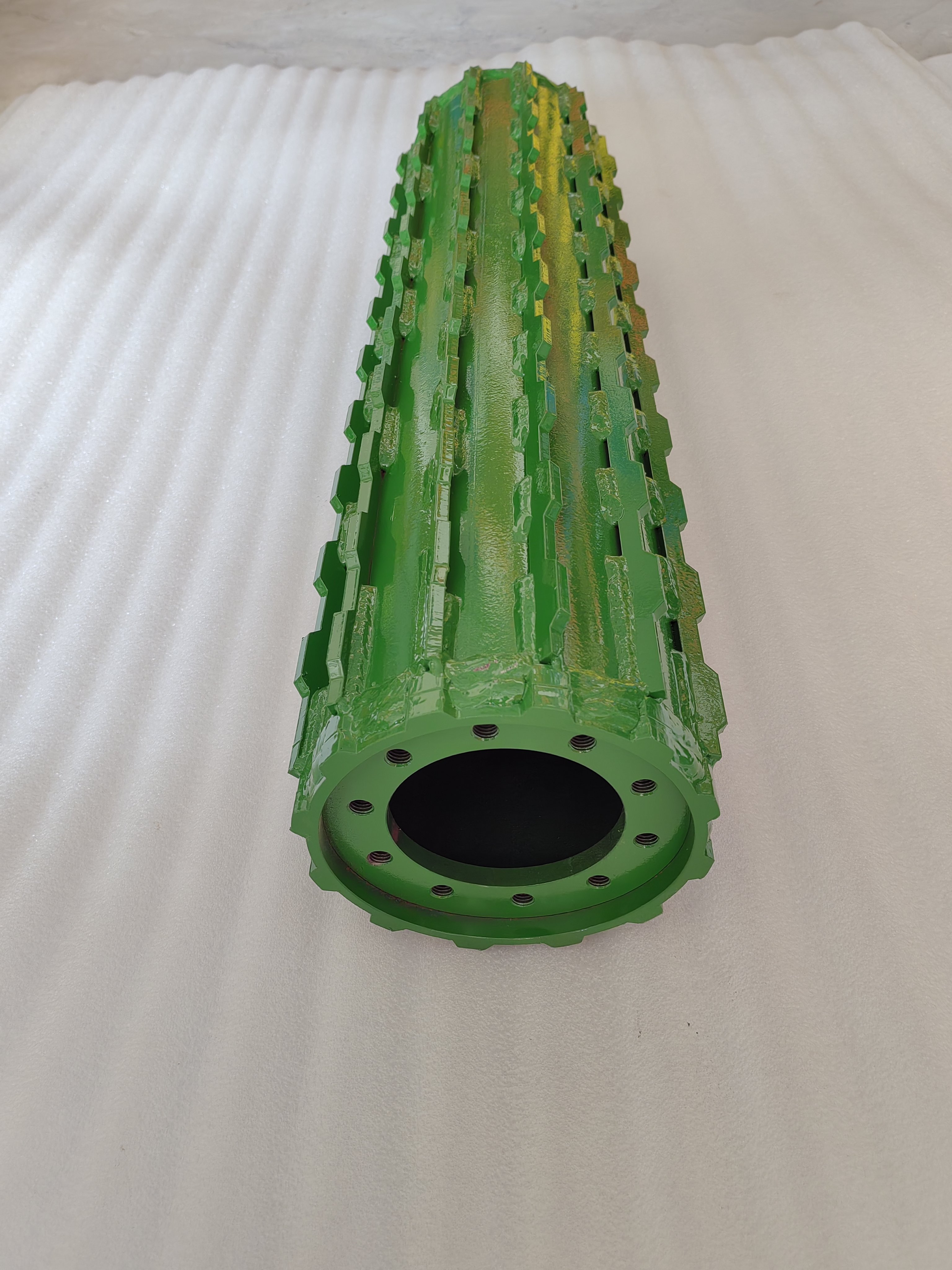 Upper Middle Feed Roller Spare Parts Fast Crushing Corn Harvesters Farms Featuring Blades